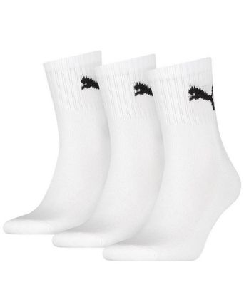 Puma Short Crew Sportsocken 3-Pack weiß