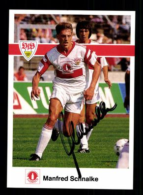 Manfred Schnalke Autogrammkarte VFB Stuttgart 1990-91 Original Sign+ A 212988