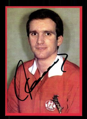 Wolfgang Overath Autogrammkarte 1 FC Köln Spieler 60er Jahre Original Signiert+2