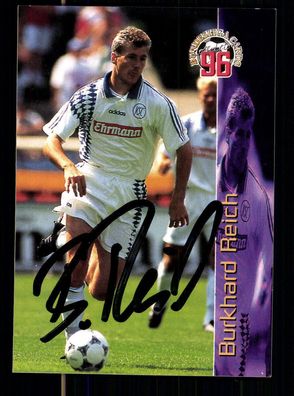 Burkhard Reich Karlsruher SC Panini Card 1996 Original Signiert + A98695