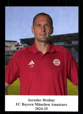 Jaroslav Drobny Autogrammkarte Bayern München Amateure 2024-25