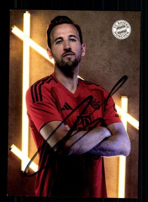 Harry Kane Autogrammkarte Bayern München 2024-25 Original Signiert