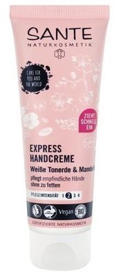 Sante Feuchtigkeitscreme mit weißer Tonerde, 75 ml