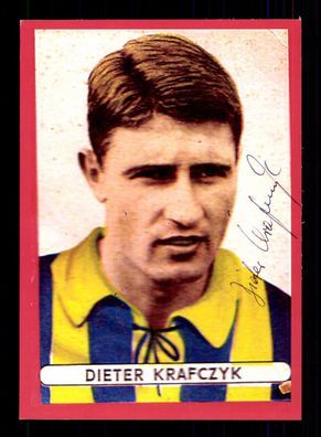 Dieter Krafczyk Autogrammkarte Eintracht Braunschweig Spieler 60er Jahre Orig Si