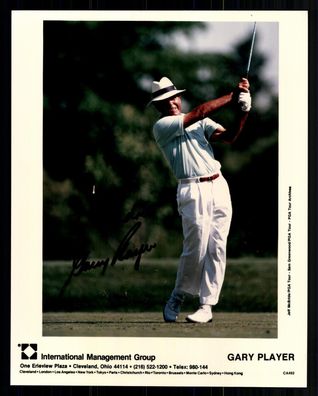 Gary Player Südafrikanischer Golfer Foto Original Signiert + G 42797