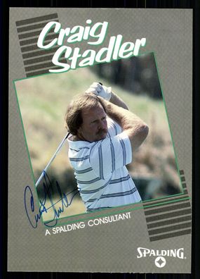 Craig Stadler Amerikanischer Golfer Autogrammkarte Original Signiert + G 42802