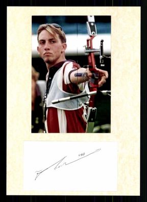 Rod White Bogenschießen USA Olympiasieger 1996 Original Signiert + G 42805