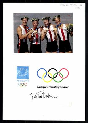 Thor Kristensen Ruderer Dänemark Olympiasieger 2004 Original Signiert + G 42814