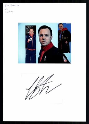 Tom Brewster Curling 2. Olympia 2014 Autogrammkarte Original Sign + G 42640