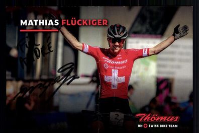 Mathias Flückiger Radrennfahrer 2. Olympia 2020 Original Signiert + G 42781