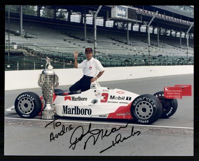 Rick Mears Indy500 Sieger FOTO Original Signiert + G 42681