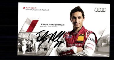 Filipe Albuquerque Autogrammkarte Original Signiert Motorsport + G 20536