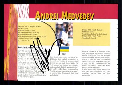 Andrij Olehowytsch Ukrainischer Tennisspieler Original Signiert + G 42850