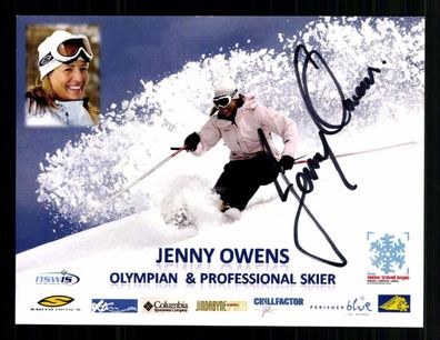 Jenny Owens Freestyle Skispringerin Original Signiert + G 42629