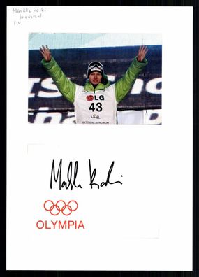 Markku Koski 3. Olympia 2006 Snowboard Original Signiert Snowboard + G 42621