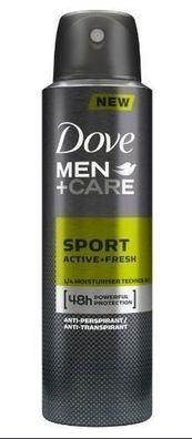 Dove Men + Care Sport Active + Fresh Antitranspirant Spray, 150ml