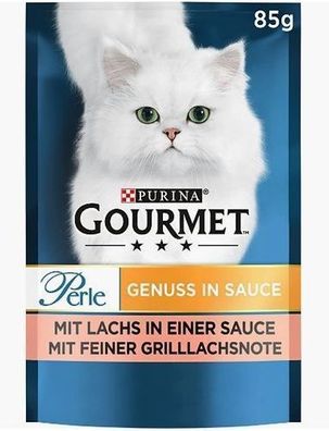 Purina Gourmet Lachs Nassfutter 85g