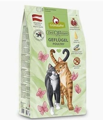 GranataPet Premium Katzentrockenfutter mit Geflügel, 300g