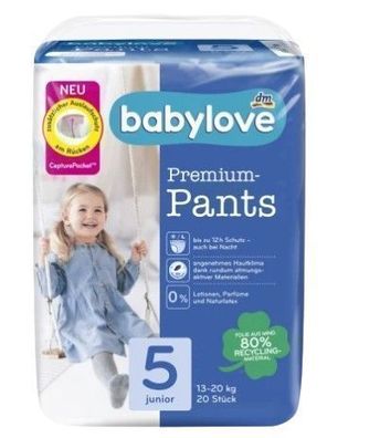 Babylove Junior Windeln, Größe 5, 20 Stück