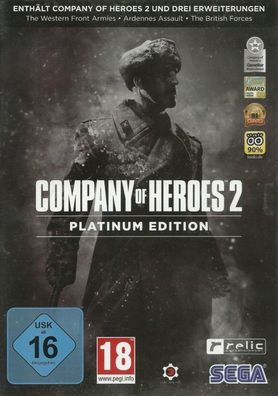 Company Of Heroes 2 - Platinum Edition (PC, 2016, Nur Steam Key Download Code)