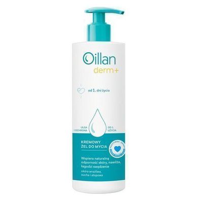 Oillan Derm+ Cremiger Reinigungsgel 400 ml - Hautpflegeklärend & nährend