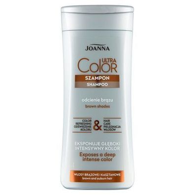 Joanna Ultra Color Shampoo für Braun- und Kastanientöne, 200ml