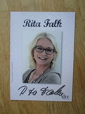 Dampfnudelblues Schriftstellerin Rita Falk - handsigniertes Autogramm!!!