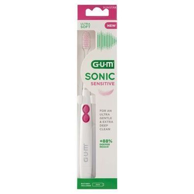 Sunstar GUM Sonic Sensitive, Szczoteczka soniczna biaÅ?a