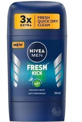 NIVEA MEN Fresh Kick Antitranspirant-Stick 50 ml