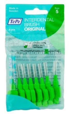 TePe Grüne Interdentalbürsten, 0,8mm, 8 Stück