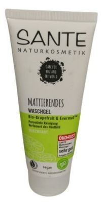 Sante Grapefruit Mattierendes Gesichtsreinigungsgel, 100ml