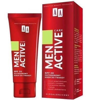 AA Men Active SPF 30, 50 ml Profi-Gesichtscreme