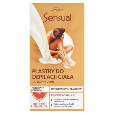 Joanna Sensual Enthaarungsstreifen Grapefruit, 12 Stk