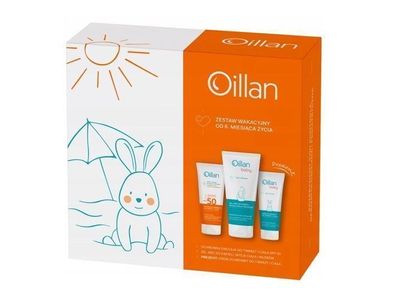 Oillan Zestaw Wakacyjny Maluszka - SPF50+ 100ml + 3w1 200ml + 75ml