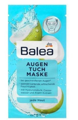 Balea Erholungs-Augenmaske im Blatt-Design