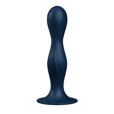 Satisfyer Double Ball-R Dildo mit Vaginalkugeln, Dunkelblau, 1 Stück