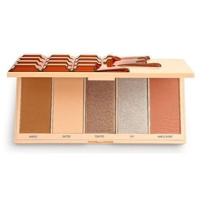 Makeup Revolution Paleta cieni do powiek Waffle, 18g