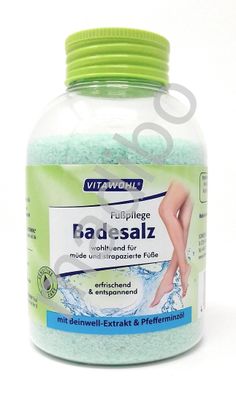 6,58 Euro pro 1kg Votawohl Fußpflege Badesalz 600g