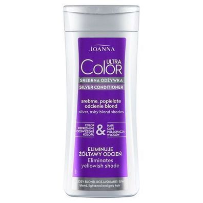 Joanna Ultra Color Silber Haarkur für aschblonde Nuancen, 200g