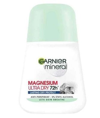 Garnier Woman, Antyperspirant Magnesium Ultra Dry 72h, roll-on, 50 ml