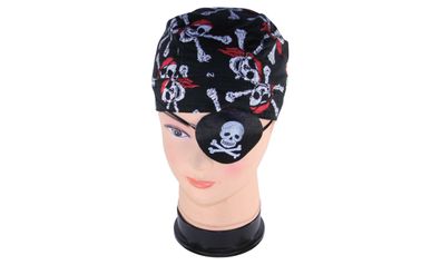 Augenklappe mit Totenkopf