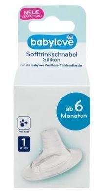 Premium Silikon Schnuller fér Babys - Größe 2 Ab 6 Monaten - 1 Stéck