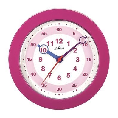 Atlanta Atlanta 4481/17 violett Kinder-Wanduhr, Quartz