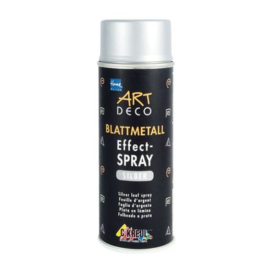 41,25 € / 1 l ART DECO Blattmetall Effect-Spray silber 400ml