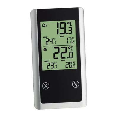 TFA Dostmann Wetterinsrumente Funk-Thermometer