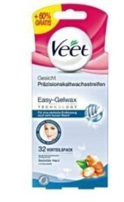 Veet Pure Kaltwachs-Enthaarungsstreifen (20 Stück)