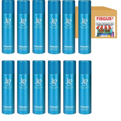 John Player Special Fresh 48h Antitranspirant Deodorant Spray 12 x 150 ml