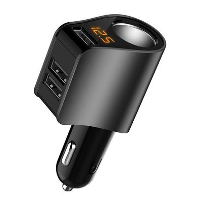 Auto Zigarettenanzünder Adapter 3 USB Port 60W 3.1A mit LED Spannunganzeige