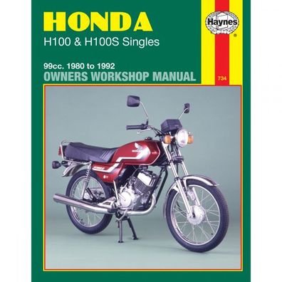 Honda H100 H100S H100SII A/D/G/J 80-92 UK US Motorrad Reparaturanleitung Haynes