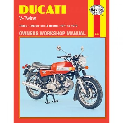 Ducati 750/860/900 GT/GTS/SS/Sport 1971-1979 Motorrad Reparaturanleitung Haynes